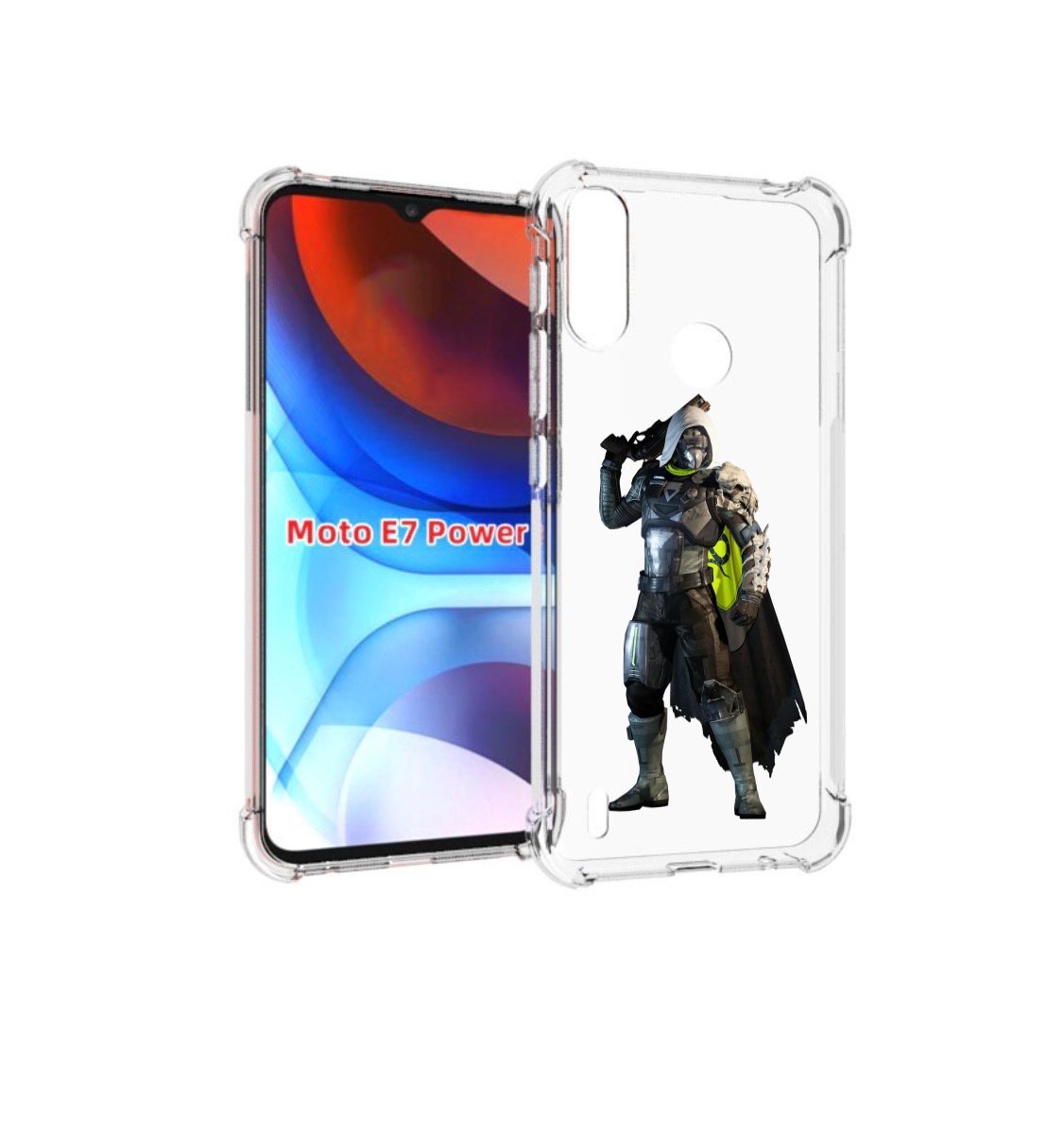 

Чехол MyPads destiny-2-hunter для Motorola Moto E7 Power, Прозрачный, Tocco
