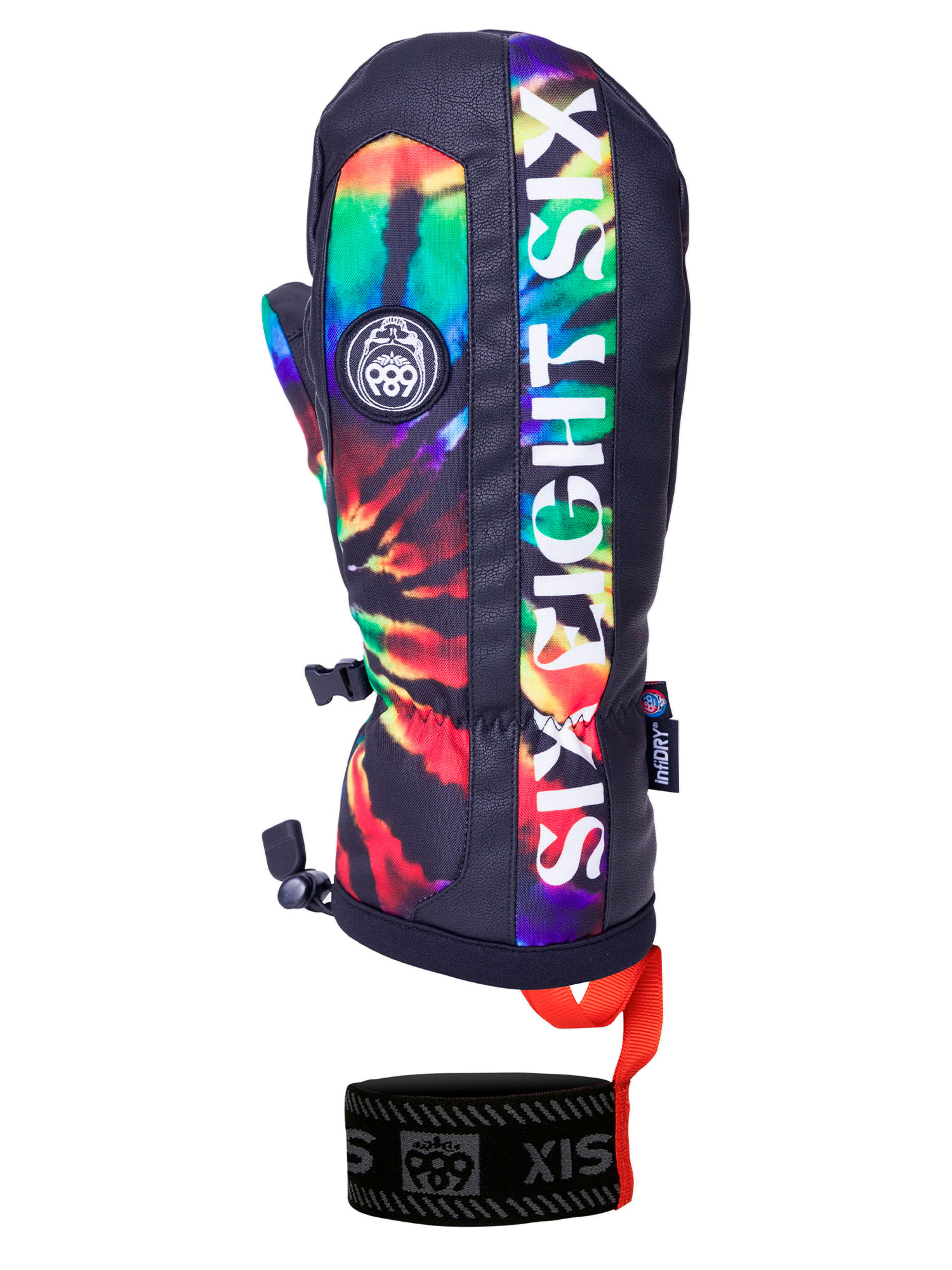 

Варежки 686 Team Grateful Dead Black Tie Dye (Us:l), Разноцветный, Team