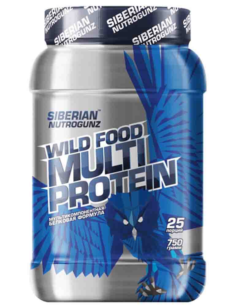 Siberian Nutrogunz Протеины Siberian Nutrogunz Multi Protein 750 гр. клубника