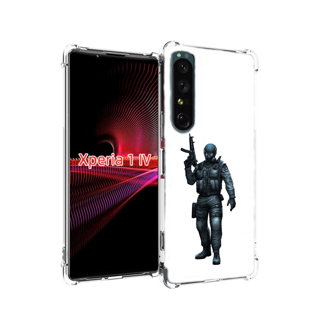 

Чехол накладка MyPads crossfire для Sony Xperia 1 IV, Прозрачный, Tocco
