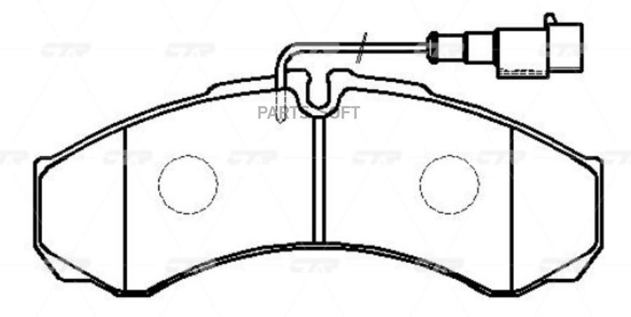 

Тормозные колодки Ctr gk0847