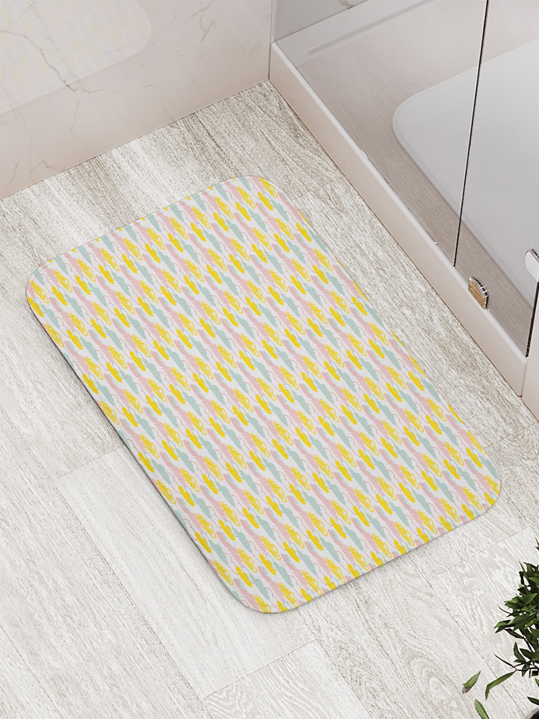 

Коврик противоскользящий для ванной, сауны, бассейна, 77х52 см bath_80458 JoyArty