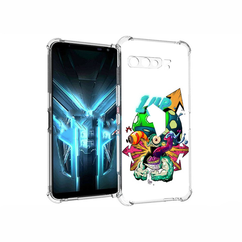 

Чехол MyPads Tocco для Asus ROG Phone 3 сильный гриб абстракция, Прозрачный, Tocco