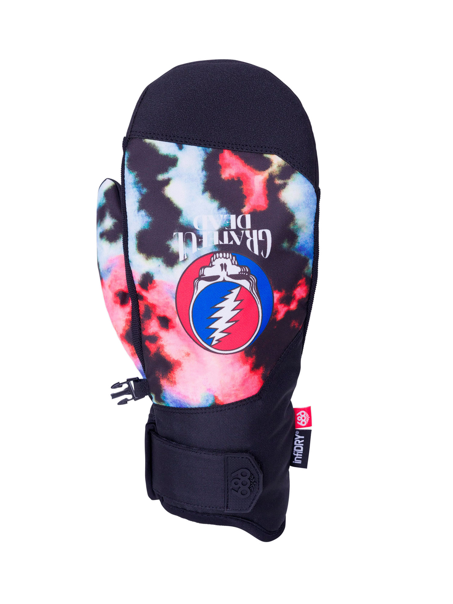 

Варежки 686 Primer Grateful Dead Nebula Tie Dye (Us, Розовый;черный;голубой, Primer