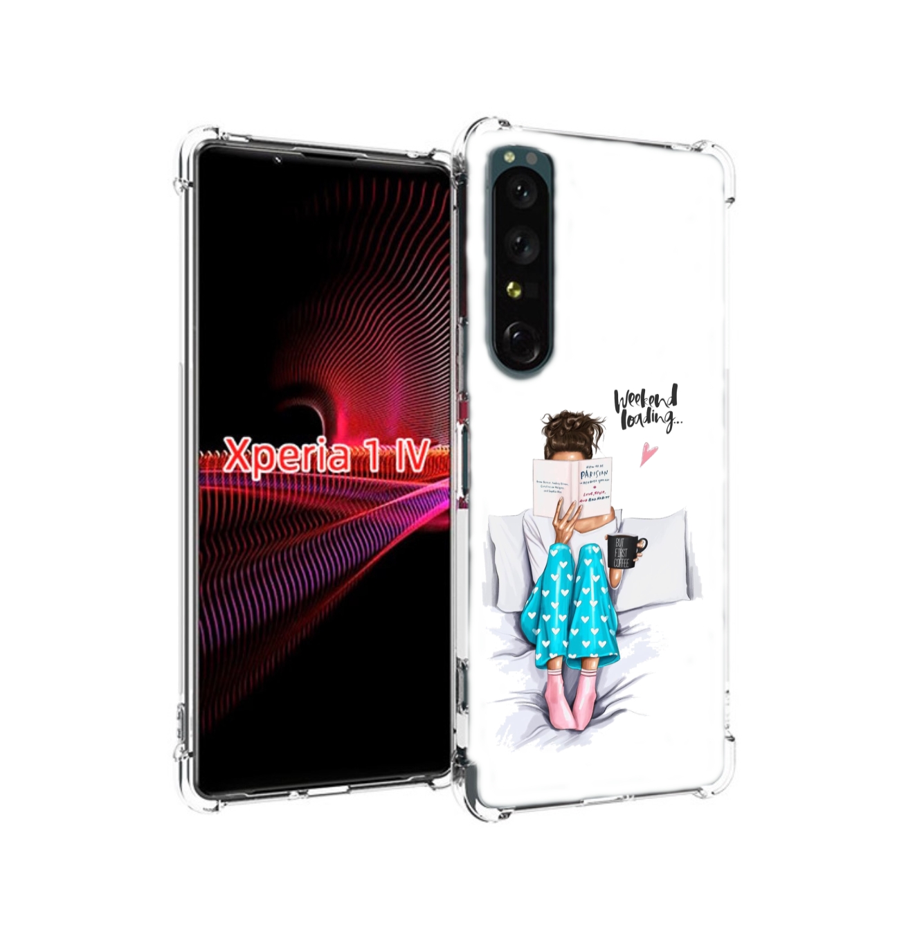 

Чехол задняя-панель-накладка-бампер MyPads Weekend-loading для Sony Xperia 1 IV противо..., Прозрачный, Tocco