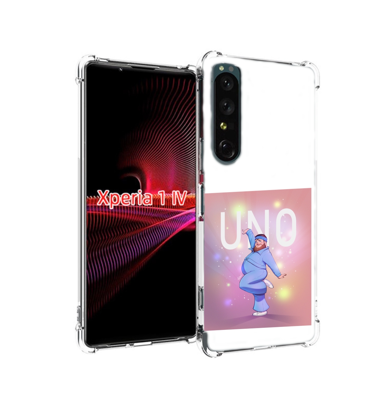 

Чехол накладка MyPads UNO-танцор для Sony Xperia 1 IV, Прозрачный, Tocco