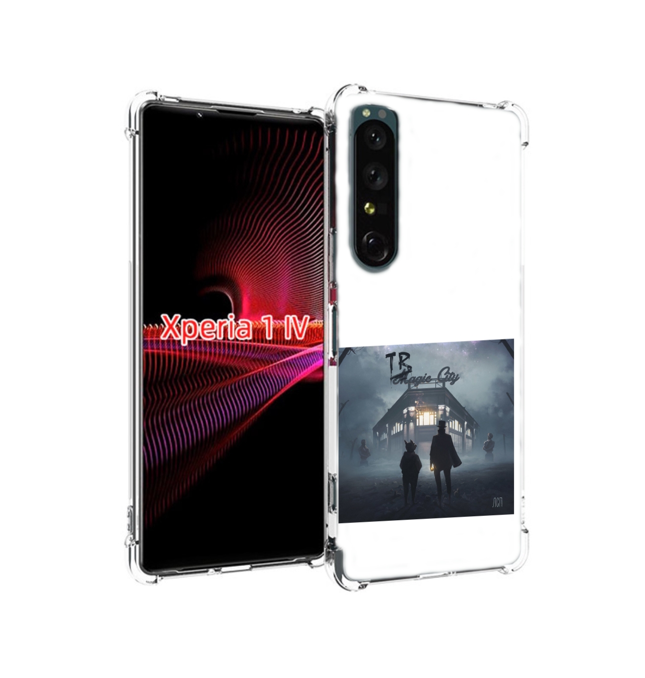 

Чехол накладка MyPads Tragic City ЛСП для Sony Xperia 1 IV, Прозрачный, Tocco
