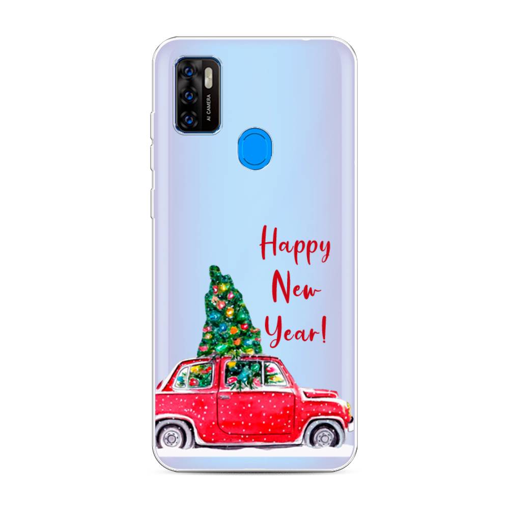 

Чехол на ZTE Blade A7s 2020 "Happy New Year", Красный;зеленый, 133950-5
