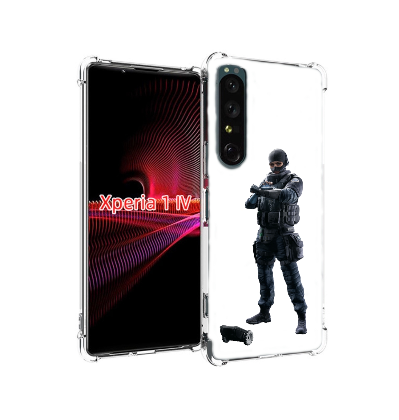 

Чехол Накладка Mypads Tom-Clancy'S-Rainbow-Six-1 для Sony Xperia 1 IV, Прозрачный, Tocco