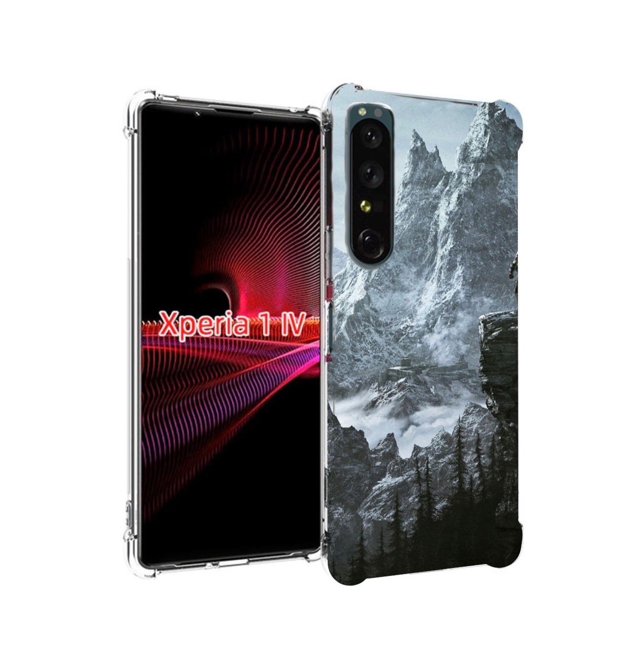 

Чехол Накладка Mypads The Elder Scrolls V Skyrim для Sony Xperia 1 IV, Прозрачный, Tocco