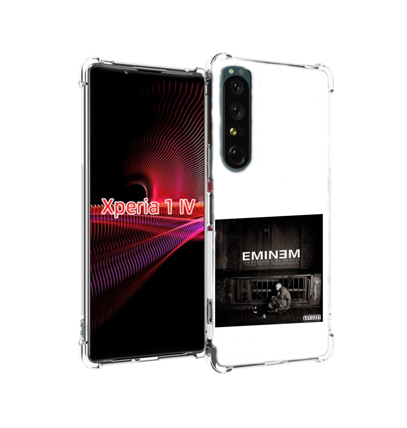 

Чехол Накладка Mypads The Marshall Mathers Lp для Sony Xperia 1 IV, Прозрачный, Tocco