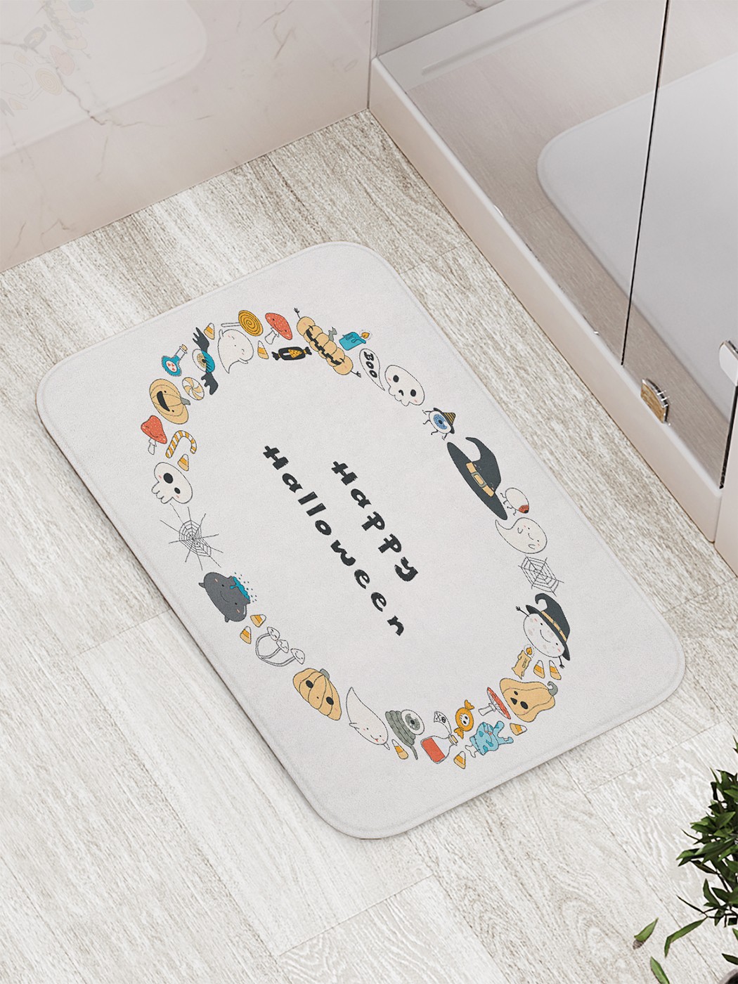 

Коврик противоскользящий для ванной, сауны, бассейна, 77х52 см bath_80365 JoyArty
