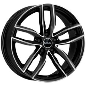 

Колесный диск MAK Sarthe (BMr) 8xR18 ET28 5*112 D66.45, Черный;серебристый