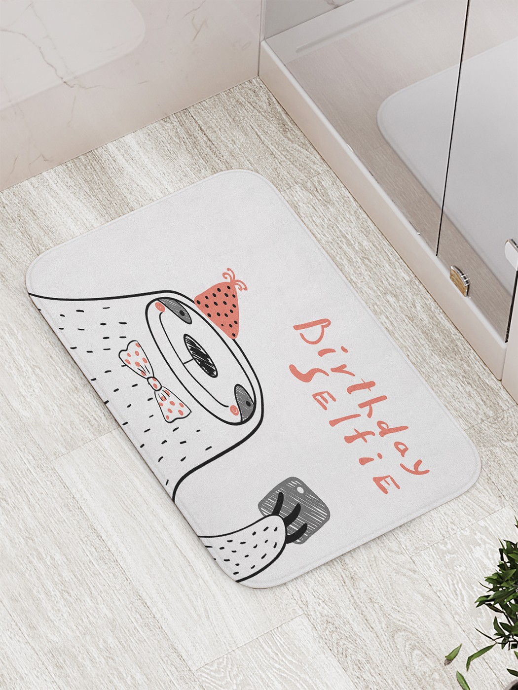 

Коврик противоскользящий для ванной, сауны, бассейна, 77х52 см bath_80358 JoyArty