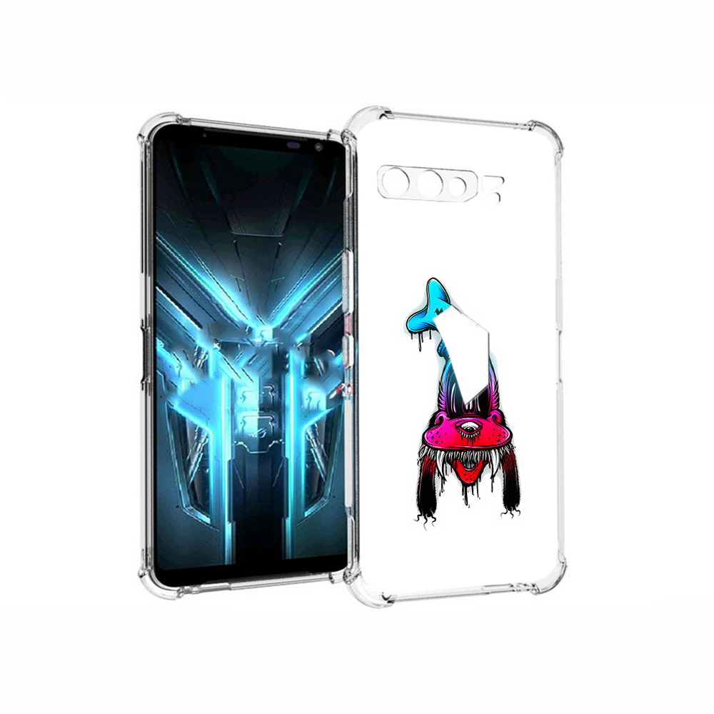 

Чехол MyPads Tocco для Asus ROG Phone 3 Гуффи, Прозрачный, Tocco