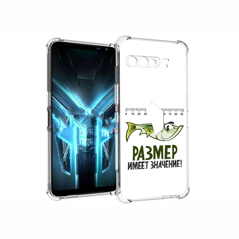 

Чехол MyPads Tocco для Asus ROG Phone 3 размер не имеет значения, Прозрачный, Tocco