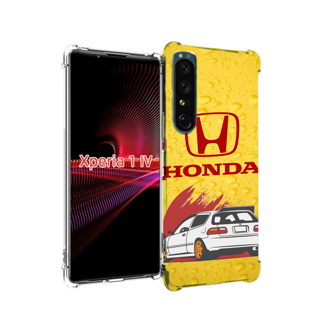 

Чехол накладка MyPads honda-motor для Sony Xperia 1 IV, Прозрачный, Tocco