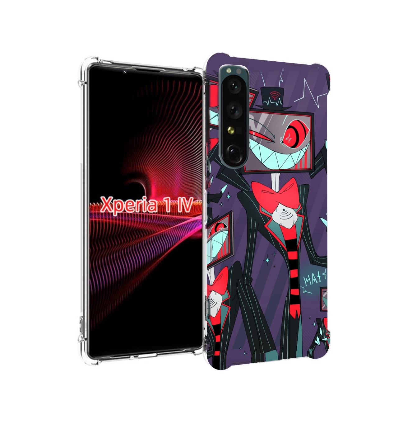 

Чехол накладка MyPads hazbin hotel для Sony Xperia 1 IV, Прозрачный, Tocco