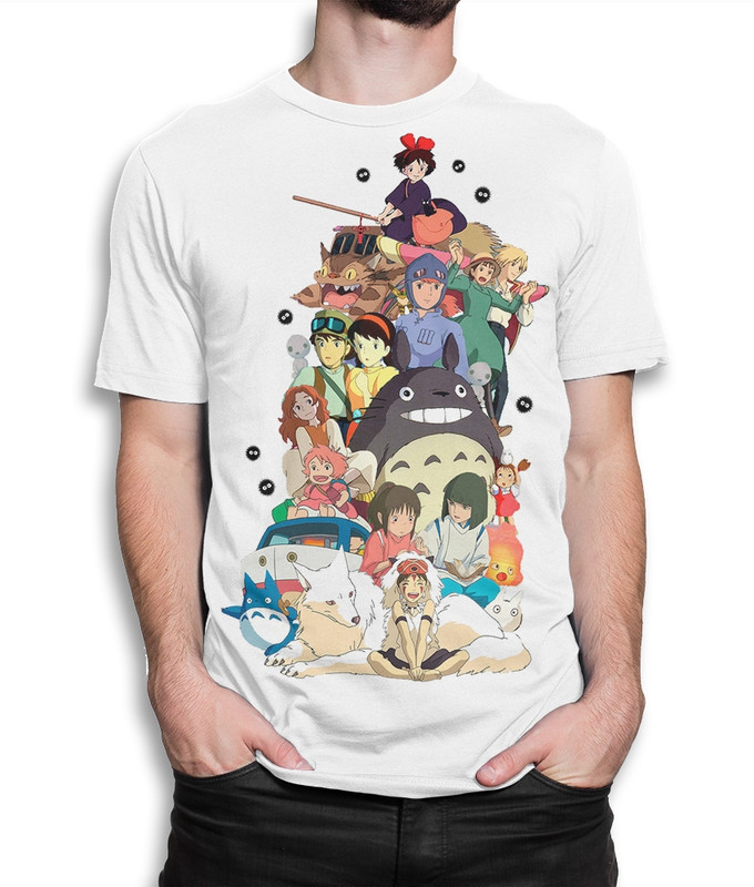 

Футболка мужская Dream Shirts Фильмы Студии Гибли белая L, Белый, Фильмы Студии Гибли