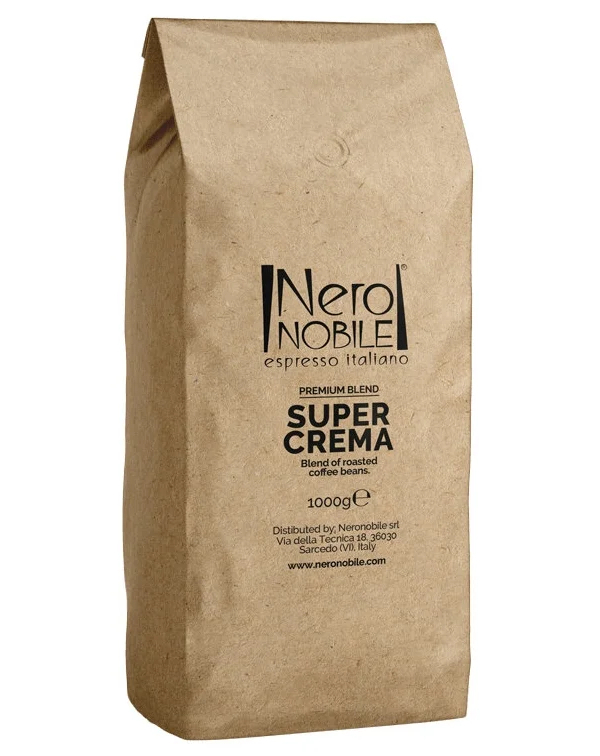 Кофе натуральный Neronobile Super crema зерновой, 1 кг