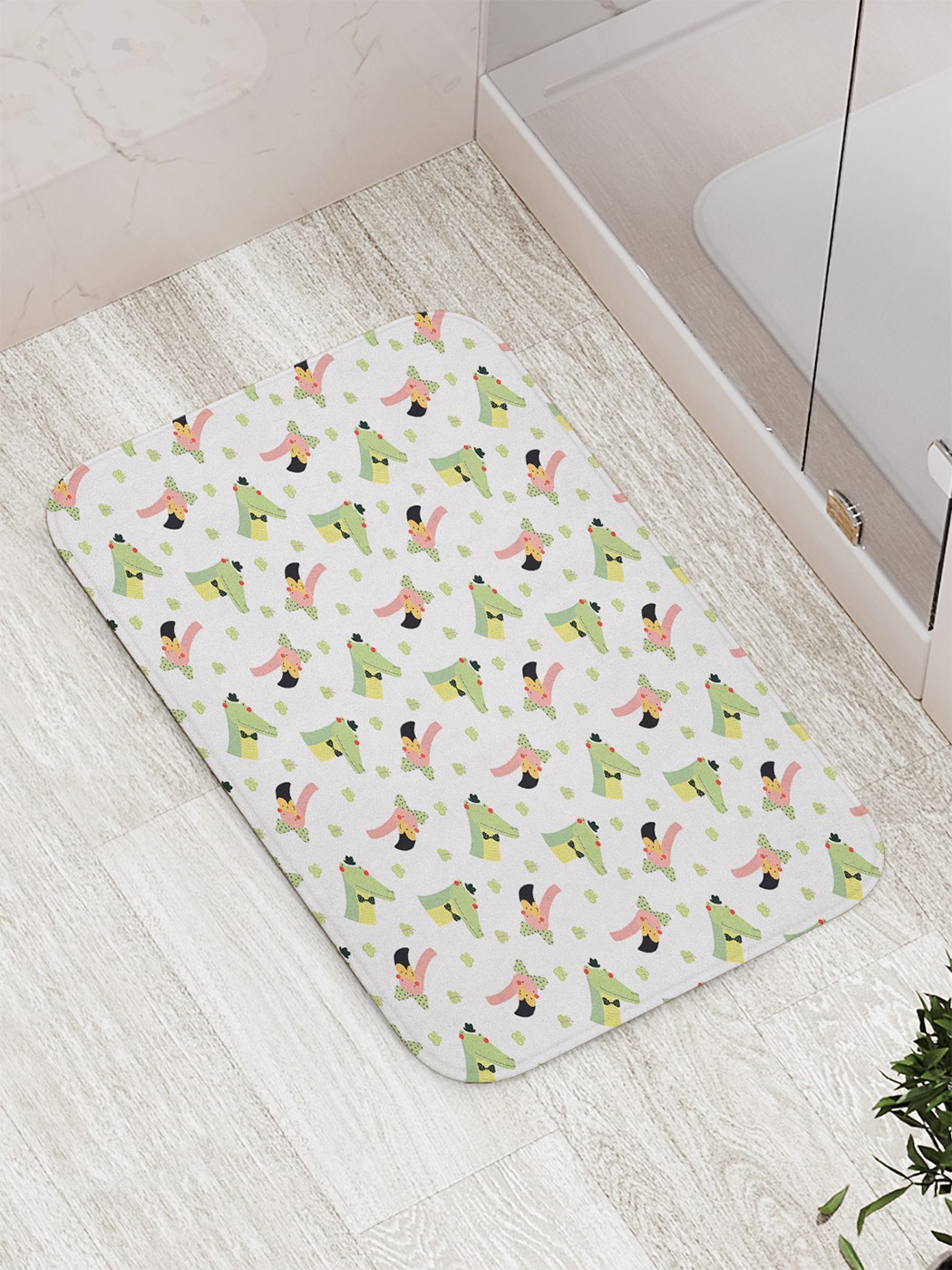 

Коврик противоскользящий для ванной, сауны, бассейна, 77х52 см bath_80348 JoyArty