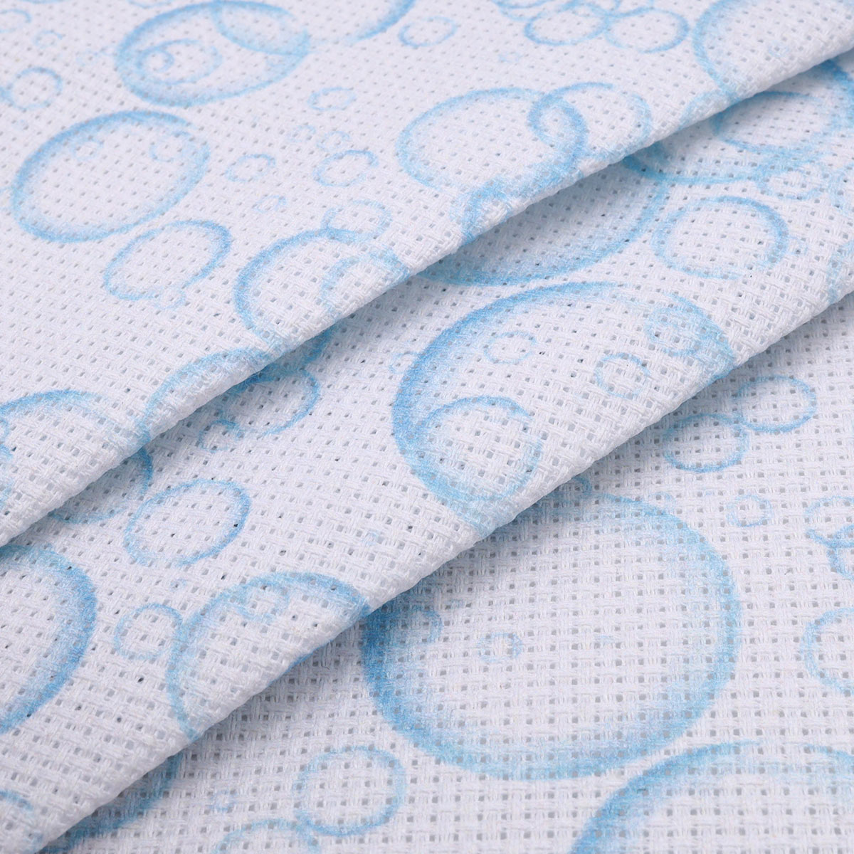 

Дизайнерская канва Bestex 30х30 см Пузыри, Белый;голубой