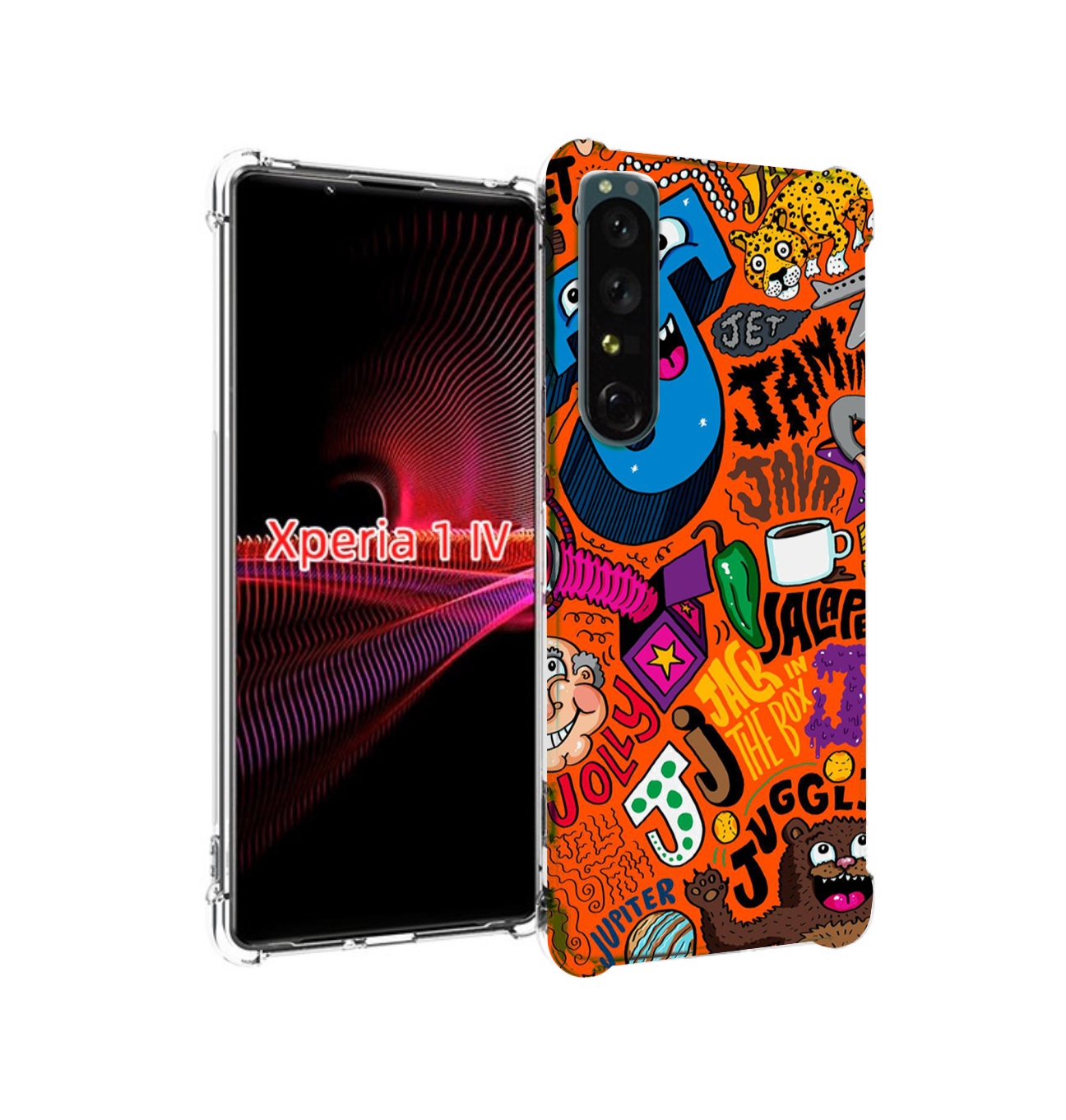 

Чехол накладка MyPads funky-decor для Sony Xperia 1 IV, Прозрачный, Tocco