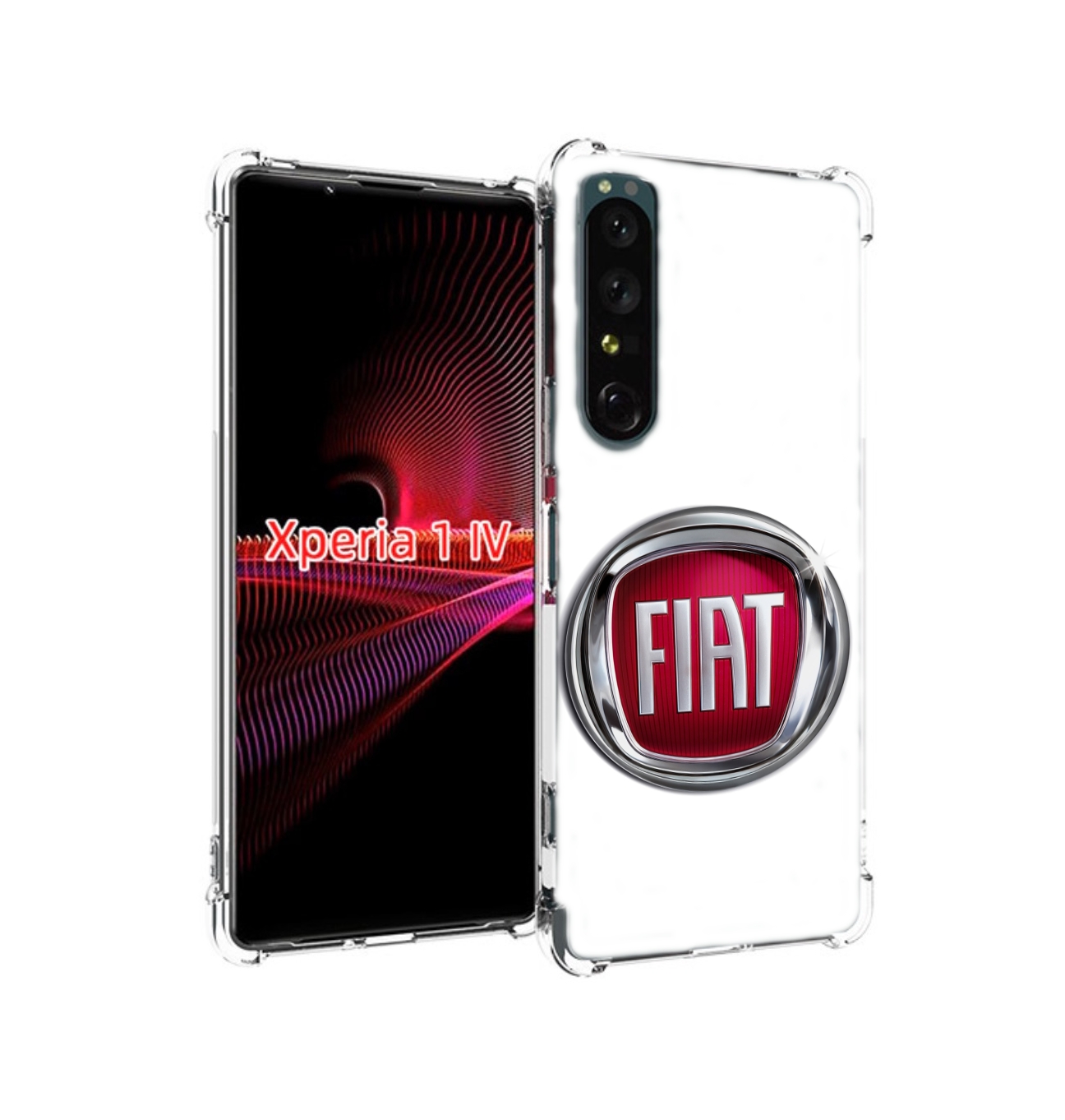 

Чехол накладка MyPads fiat-фиат мужской для Sony Xperia 1 IV, Прозрачный, Tocco