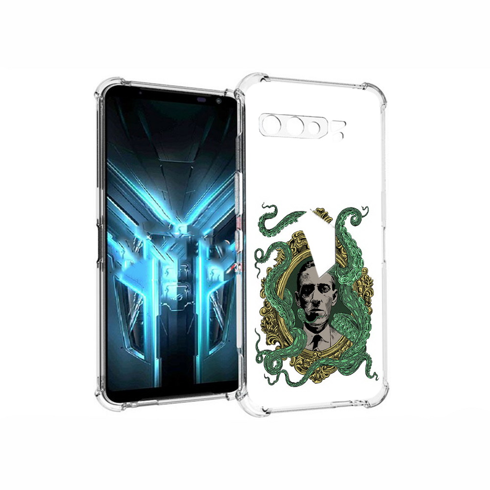 

Чехол MyPads Tocco для Asus ROG Phone 3 портрет с кракеном, Прозрачный, Tocco