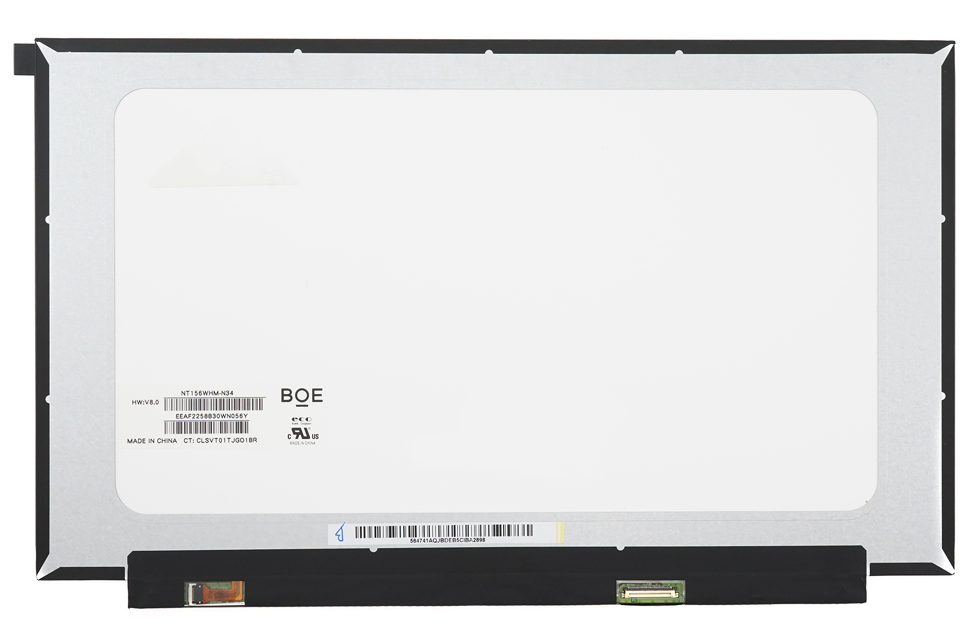 

Матрица OEM для ноутбука NT156WHM-N34 (100162047V), совместимая с p/n: NT156WHM-N34