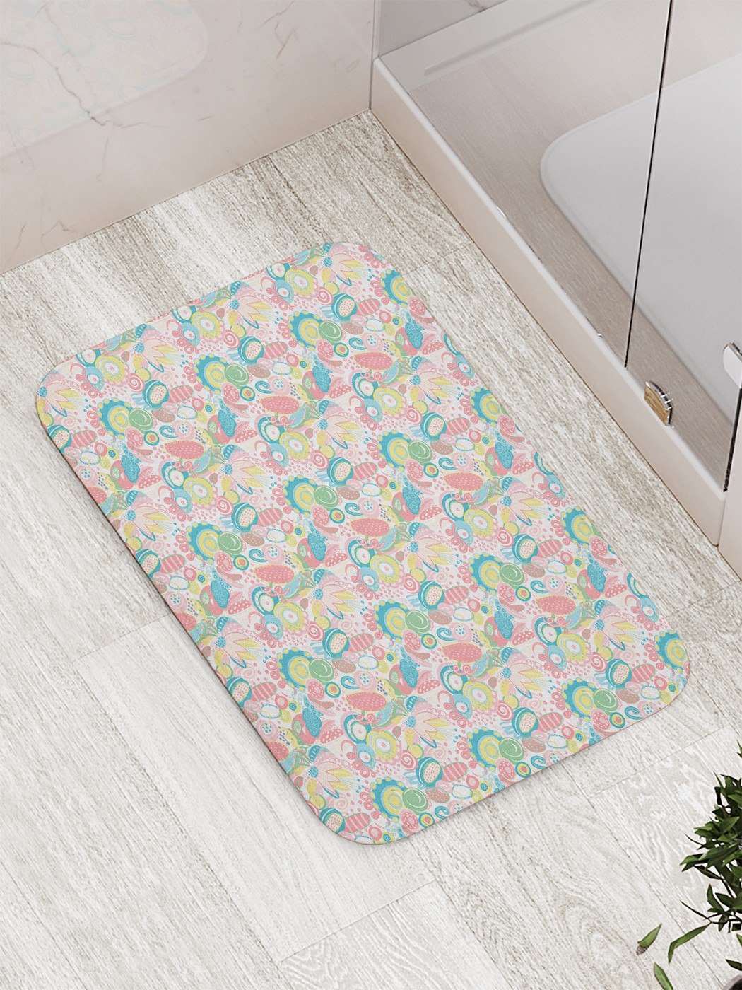 

Коврик противоскользящий для ванной, сауны, бассейна, 77х52 см bath_80329 JoyArty