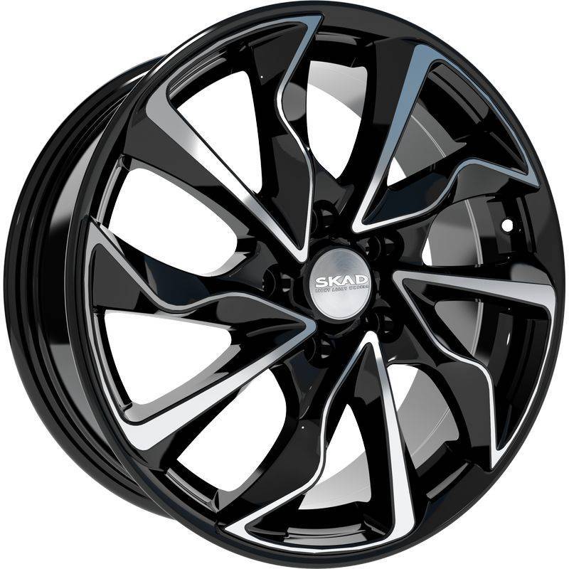 

Колесный диск СКАД Марсель (A) 7xR17 ET45 5*108 D63.35, Черный;серебристый