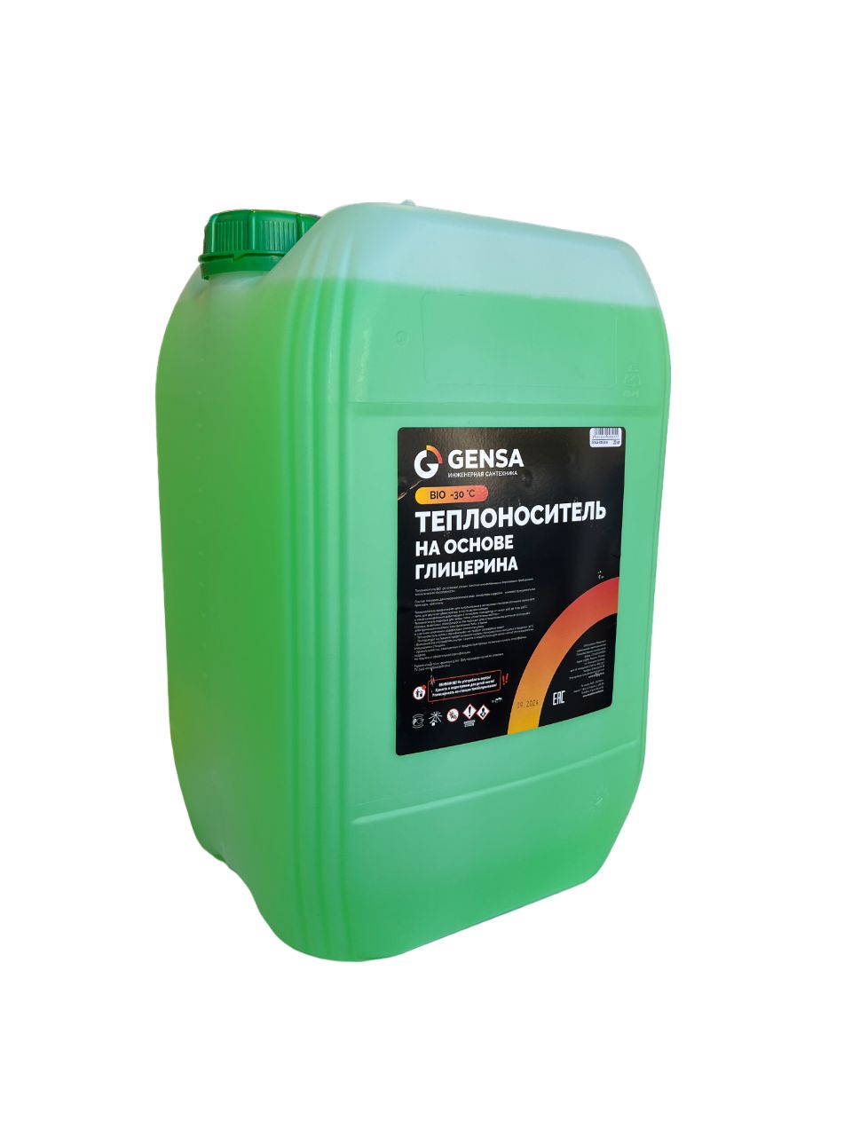

Теплоноситель для отопления на основе глицерина GENSA БИО-30 (20 кг)