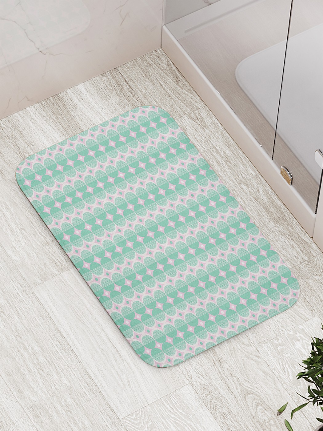 

Коврик противоскользящий для ванной, сауны, бассейна, 77х52 см bath_80281 JoyArty