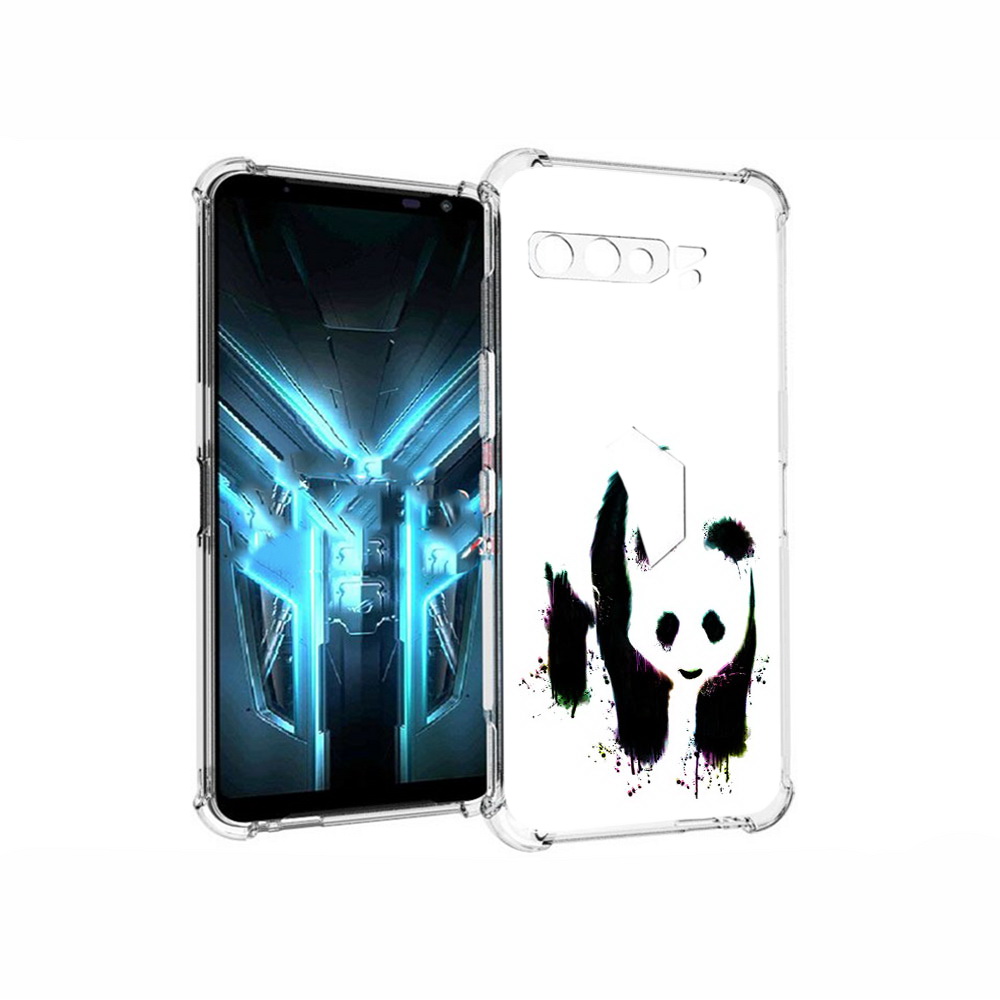 

Чехол MyPads Tocco для Asus ROG Phone 3 панда в акварели, Прозрачный, Tocco