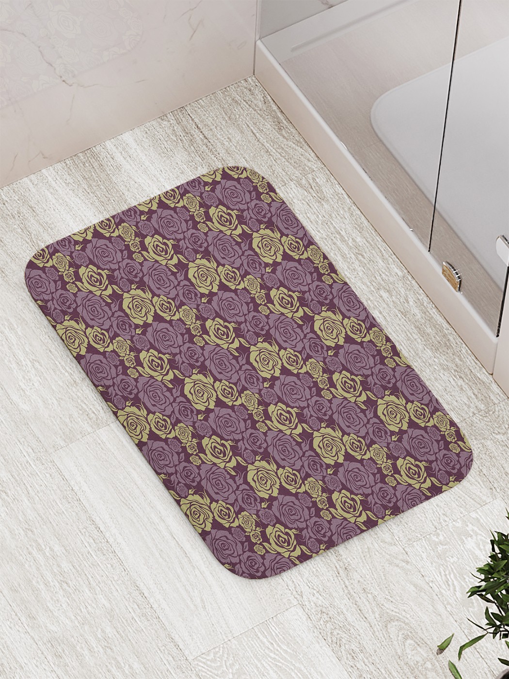 

Коврик противоскользящий для ванной, сауны, бассейна, 77х52 см bath_80269 JoyArty