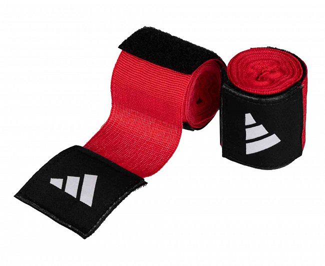 Бинты боксерские Adidas Boxing IBA Pro Hand Wrap красные (длина 3.5 м)