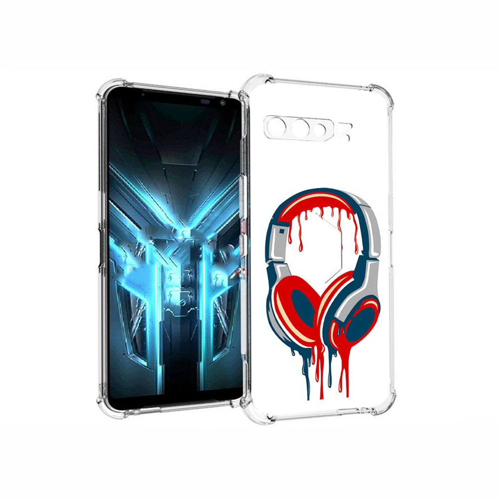 

Чехол MyPads Tocco для Asus ROG Phone 3 не делай громко, Прозрачный, Tocco