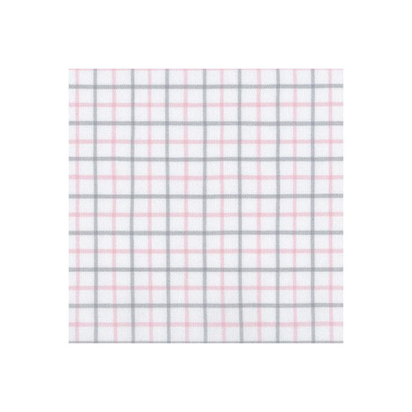 

Ткань Peppy Brooklyn plaid flannel SRKF-17258-10 PINK 100x110 см 146+/-5 г/м2, Белый