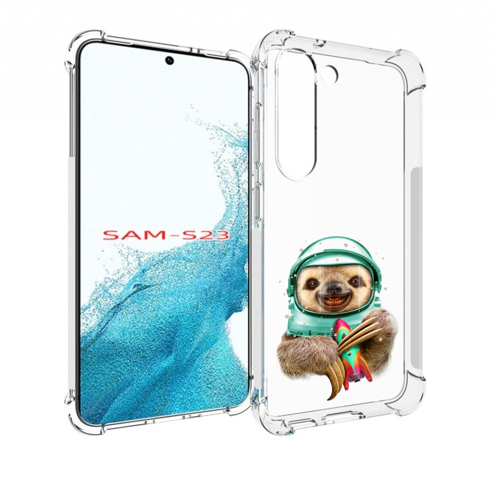 

Чехол MyPads Ленивец астронавт для Samsung Galaxy S23, Прозрачный, Tocco