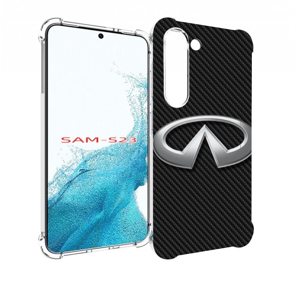 

Чехол Mypads Infiniti 2 Мужской Для Samsung Galaxy S23, Прозрачный, Tocco