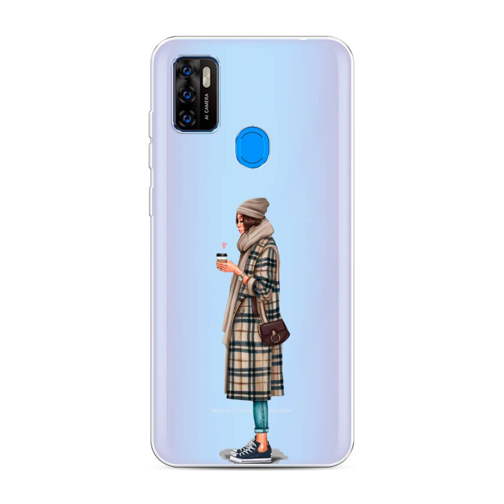 

Чехол на ZTE Blade A7s 2020 "Утренний кофе", Коричневый;бежевый, 133950-6