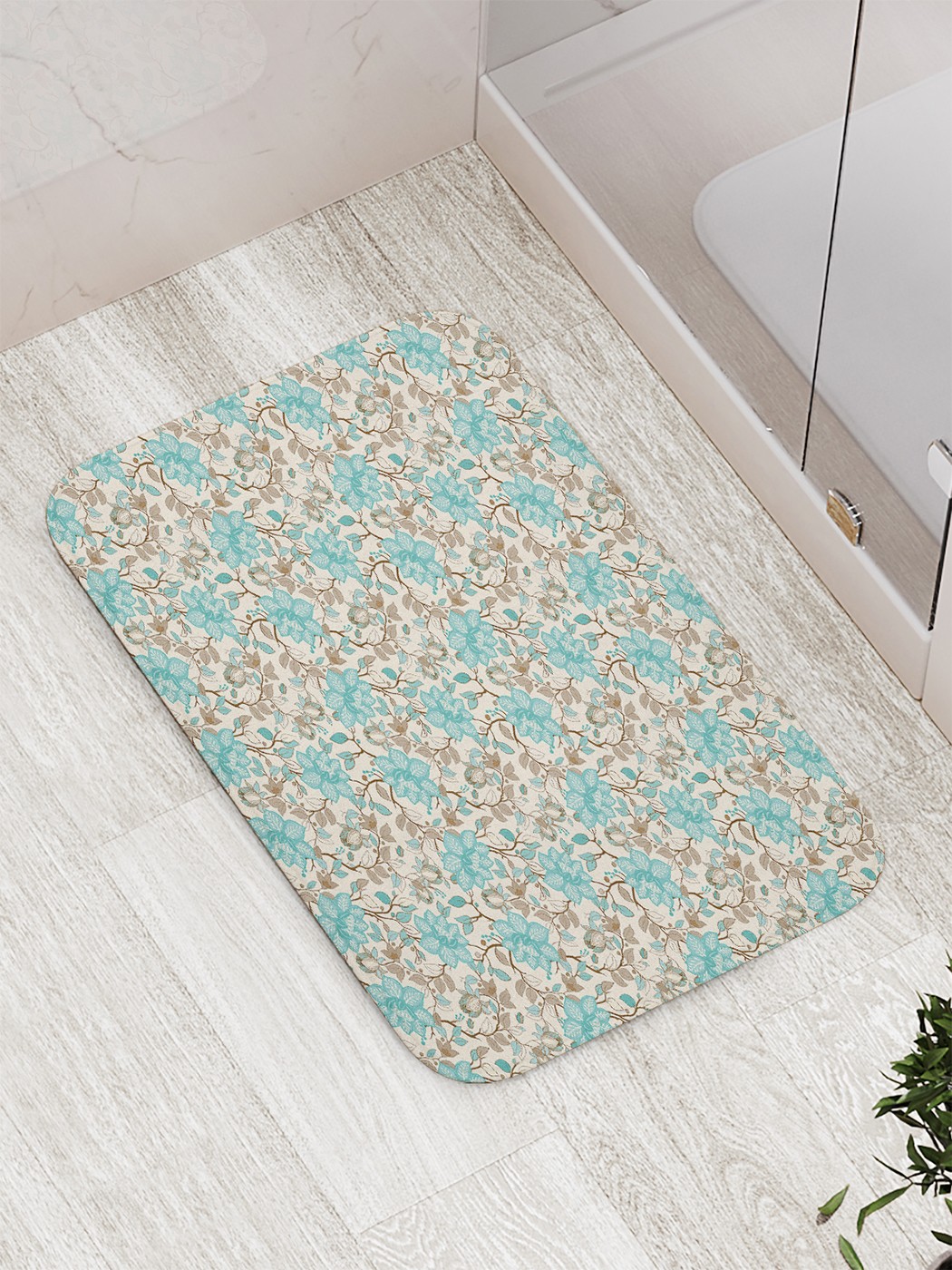 

Коврик противоскользящий для ванной, сауны, бассейна, 77х52 см bath_80244 JoyArty