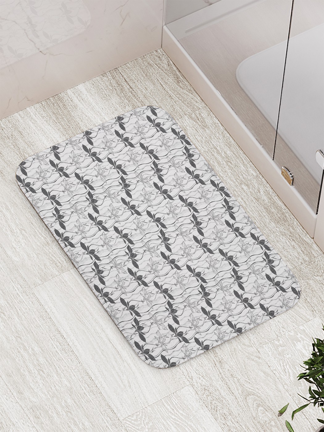 

Коврик противоскользящий для ванной, сауны, бассейна, 77х52 см bath_80238 JoyArty