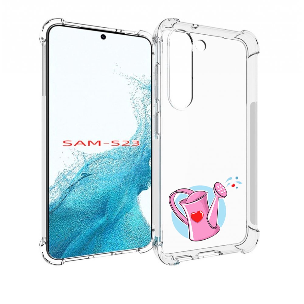 

Чехол MyPads Лейка любви 14 февраля для Samsung Galaxy S23, Прозрачный, Tocco