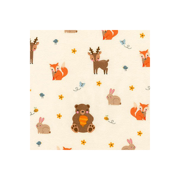 

Ткань Peppy Woodland hideaway flannel ARHF-17071-15 IVORY 100x110 см 146+/-5 г/м2