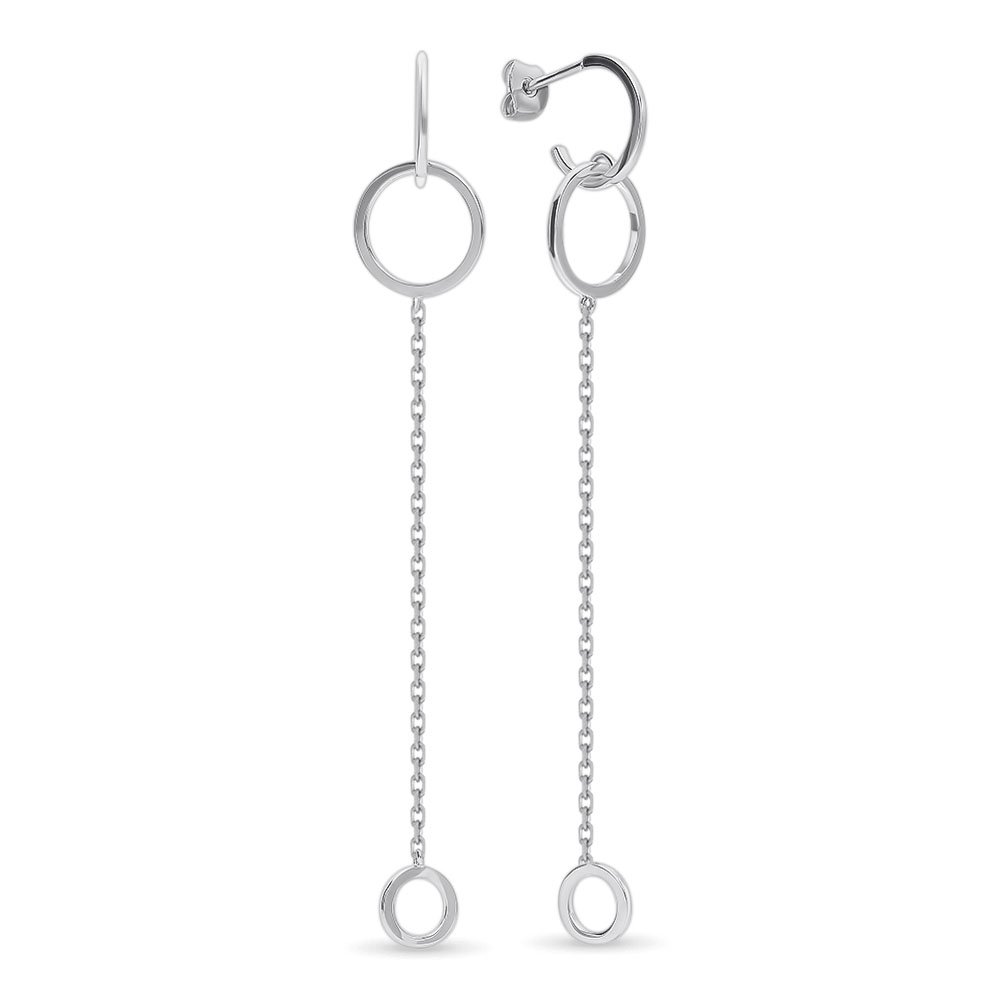 

Серьги из серебра без вставки 585Gold 702006652, 702006652
