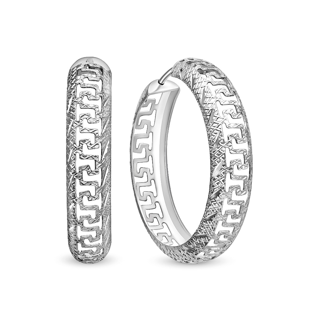 

Серьги из серебра без вставки 585Gold 702007004, 702007004