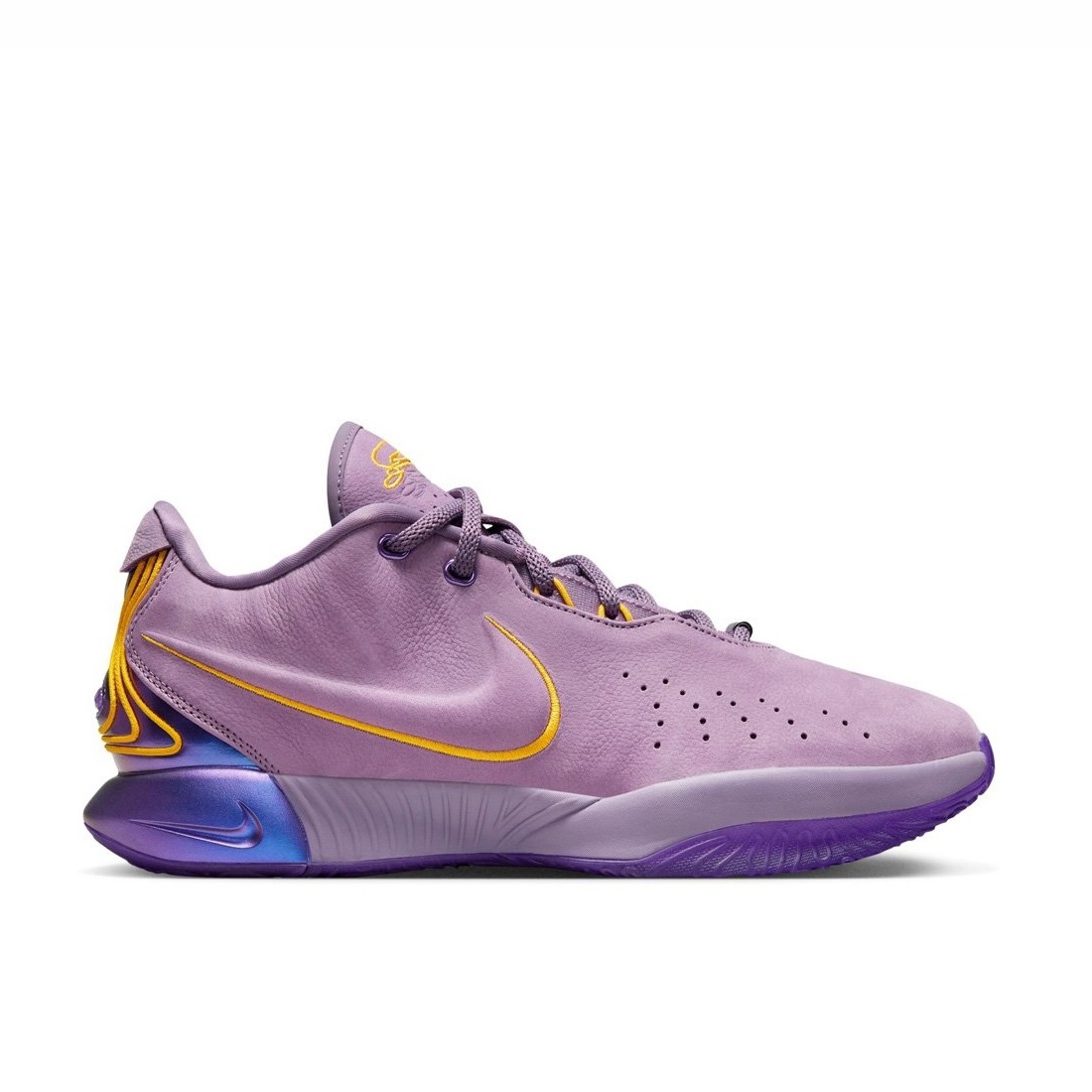 

Кроссовки унисекс Nike Lebron 21 GS фиолетовые 4.5 US, Фиолетовый, Lebron 21 GS