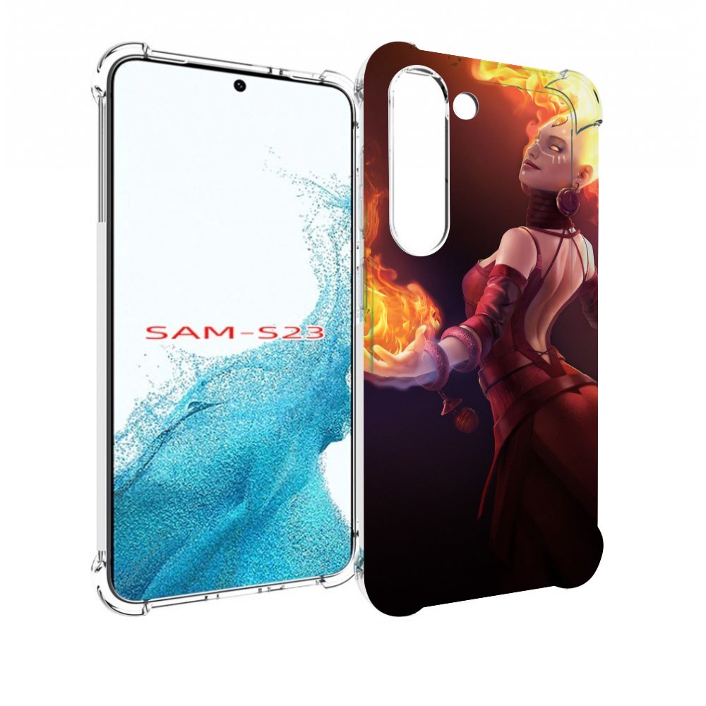

Чехол MyPads dota 2 Lina для Samsung Galaxy S23, Прозрачный, Tocco